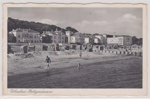 903786 Ak Ostseebad Heiligendamm - Strandpartie um 1930