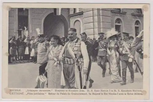 903280 Ak Cettigne Montenegro König Nikolaus I. Palais Gouvernement 1912