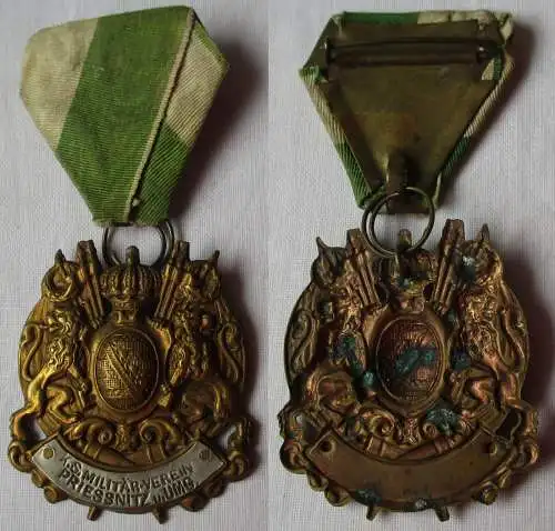 Abzeichen K.S.M.V. königlich sächsischer Militärverein Priessnitz & Umg (157408)