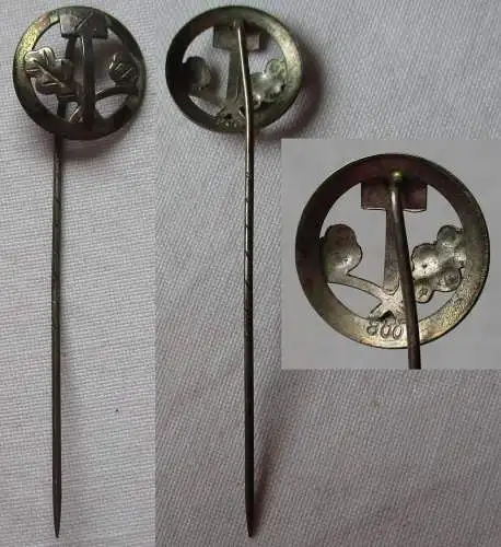 DDR Ehrenzeichen des Handwerks Handels- und Gewerbekammer 800er Silber (123532)