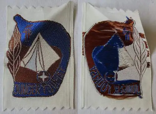 DDR JP Stoffabzeichen Aufnäher Junger Tourist in Bronze (164581)