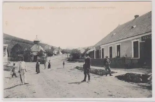 52544 Ak Pilisszentlaszlo in Ungarn Strassenansicht um 1920
