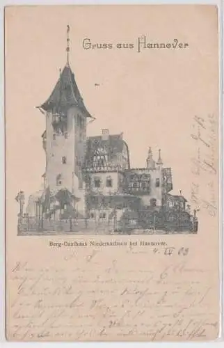 903937 Gruss aus Hannover Berggasthof Niedersachsen bei Hannover 1903