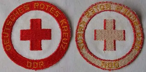 DDR Aufnäher Stoffabzeichen DRK Deutsches Rotes Kreuz (164733)