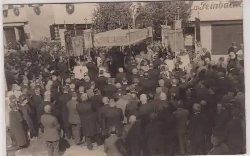 43035 Foto Ak Fronleichnam in Riedlingen um 1920