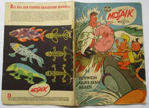 Mosaik von Hannes Hegen Digedag Nummer 57 von 1961 (117107)
