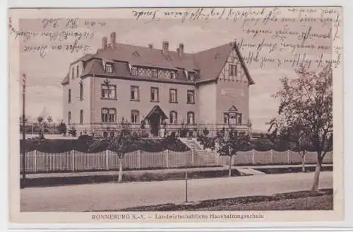 903808 Ak Ronneburg S.-A. Landwirtschaftliche Haushaltungsschule 1916