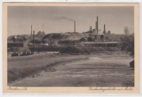 902376 Ak Zwickau in Sachsen Brückenbergschächte mit Mulde 1936