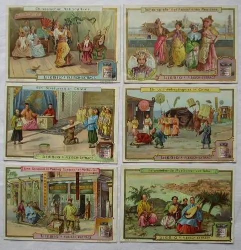 Liebigbilder Serie 485 "China I" komplett 1901 (6/167356)