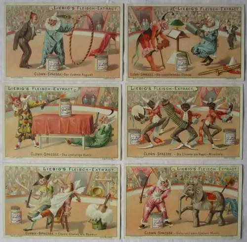 Liebigbilder Serie Nr. 552 Clown-Spaesse Jahrgang 1903 (6/168021)