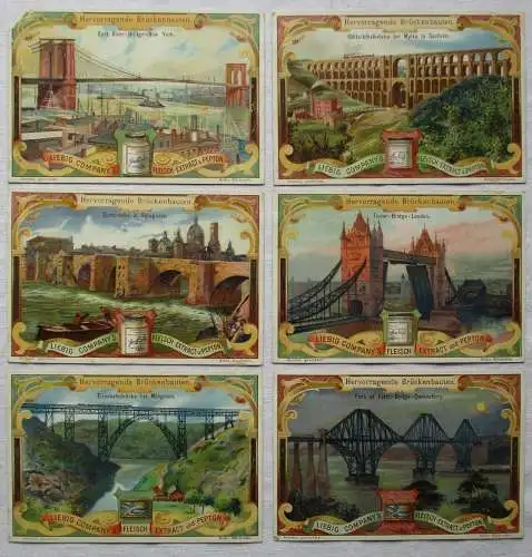 Liebigbilder Serie Nr. 430 Hervorragende Brückenbauten 1899 (6/136699)