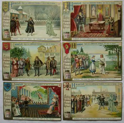 Liebigbilder Serie Nr. 500 Hamlet I (Oper von Ambroise Thomas) 1901 (4/139503)