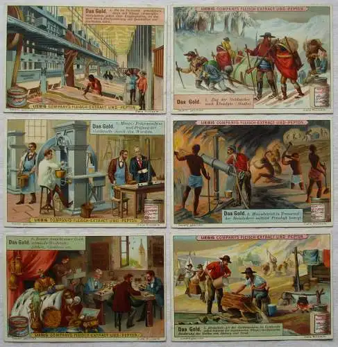 Liebigbilder Serie Nr. 466 Das Gold 1900 (4/113322)