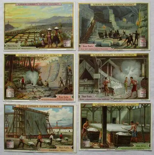 Liebigbilder Serie Nr. 509 Das Salz Jahrgang 1901 (4/114191)