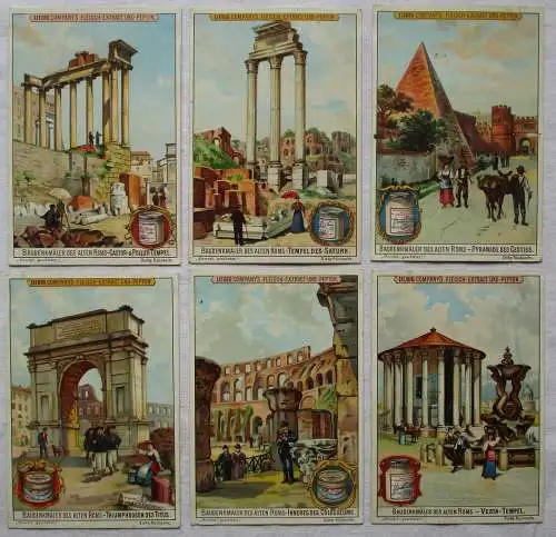 Liebigbilder Serie 390 "Baudenkmäler des alten Roms" komplett 1898 (4/111117)