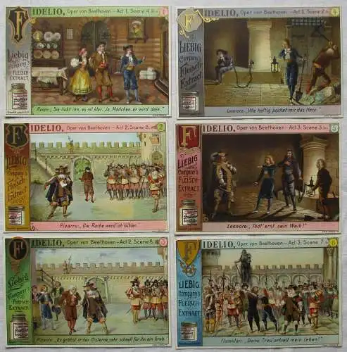 Liebigbilder Serie Nr. 529 Fidelio (Oper von Beethoven) 1902 (4/112655)