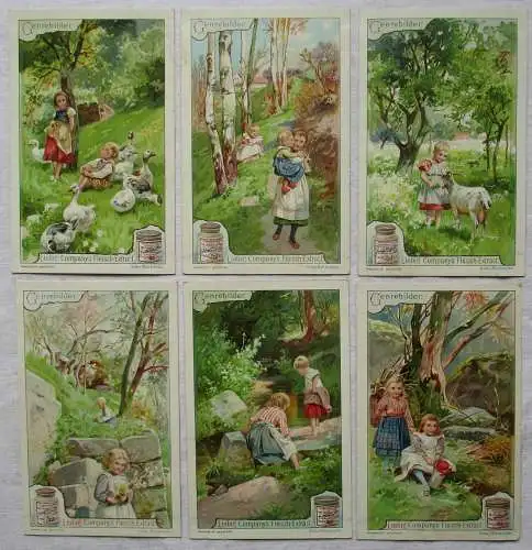 Liebigbilder Serie 497, Genrebilder XVIII, komplett 1901 (4/119253)