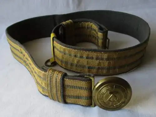 DDR NVA Feldbinde Paradekoppel Nationale Volksarmee General Länge 115cm (107867)