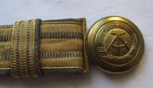 DDR NVA Feldbinde Paradekoppel Nationale Volksarmee General Länge 115cm (107867)