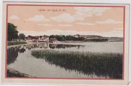 35208 AK Sybba bei Lyck Ostpreßen Szyba (Ełk) - Seepartie