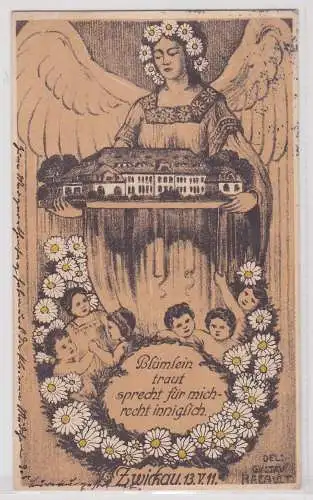 902873 Künstler Ak Margaretentag Zwickau 13.5.1911