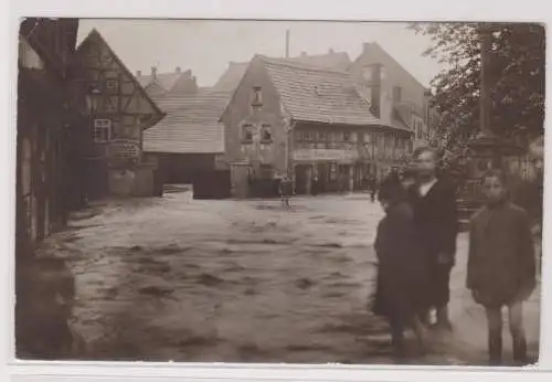 903886 Foto Ak Meuselwitz Hochwasser am 27.Mai 1921