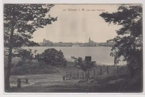 903988 Ak Waren in Mecklenburg von den Tannen 1913
