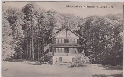 903641 Ak Schweizerhaus bei Serrahn bei Carpin in Mecklenburg 1928