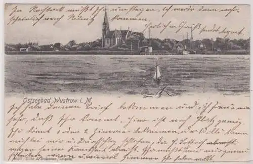 903523 Ak Ostseebad Wustrow in Mecklenburg 1903