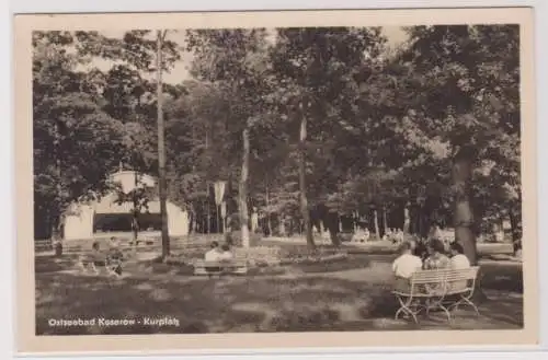 903505 Ak Ostseebad Koserow Kurplatz 1958