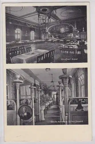 904038 Mehrbild Ak Freiberg in Sa. Gr.Ball- & Speisehaus "Letzter 3er" 1936