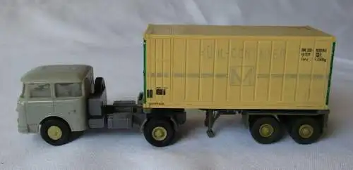 Permot VEB Prefo Dresden Skoda Sattelzug mit Kühlcontainer H0 M1:87 (118391)