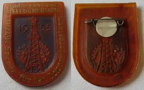 DDR Abzeichen Kleine Spende für den Poppenbergsturm Harz-Kurort Ilfeld (164003)