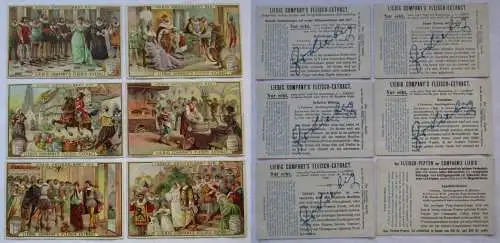 Liebigbilder Serie Nr. 536 König Drosselbart 1902 (6/165846)