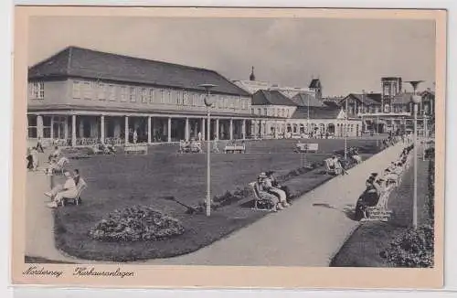 80881 Ak Norderney - Kurhausanlagen mit Parkpartie
