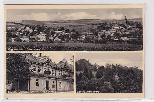 98714 Mehrbild Ak Regnitzlosau Gasthof "Grüner Baum" 1938
