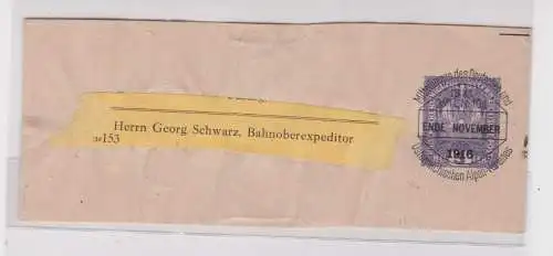37544 Ganzsachen-Zeitungsschleife des Deutsch-Österr. Alpenverein 3 Heller