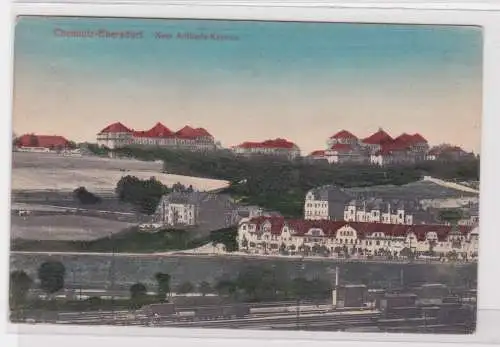 904383 Feldpost Ak Chemnitz-Ebersdorf - Neue Artillerie-Kaserne 1915