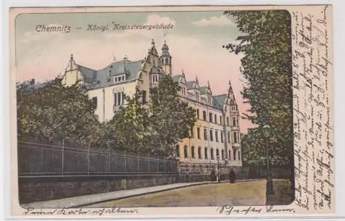 904411 Ak Chemnitz königliches Kreissteuergebäude 1904