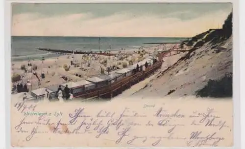 906032 Ak Westerland auf Sylt - Strandpartie 1906