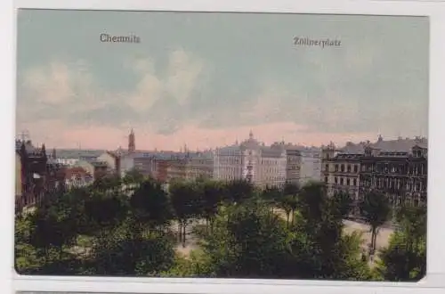 904889 Ak Chemnitz Zöllnerplatz um 1910