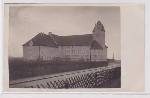 70144 Foto Ak Geithain - Paul Guenther Schule, Straßenansicht 1926
