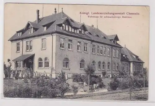 21549 Ak Chemnitz - Königliche Landeserziehungsanstalt, Wohnhaus f. Mädchen 1911