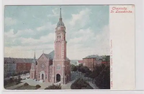 906362 Ak Chemnitz - St. Lucaskirche um 1900