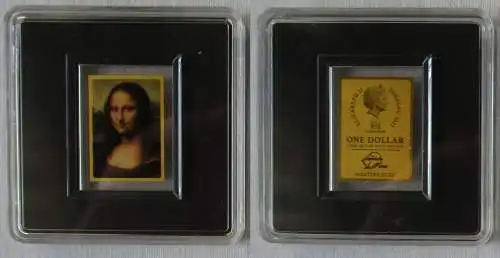 Gold 1/500 Oz 1 Dollar Tokelau 2022 Leonardo da Vinci Meisterwerke (138486)