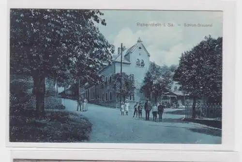 906050 Ak Rabenstein in Sachsen Schloß Brauerei um 1910
