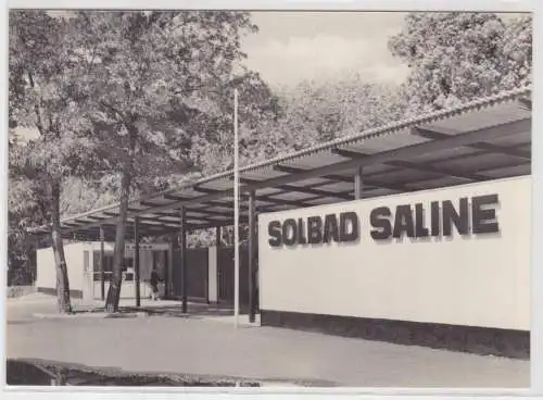 12069 Foto AK Halle (Saale) - Solbad, Saline Eingang 1968