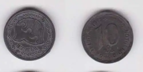 10 Pfennig Zink Münze Notgeld Gemeinde Weiler 1917 (163784)