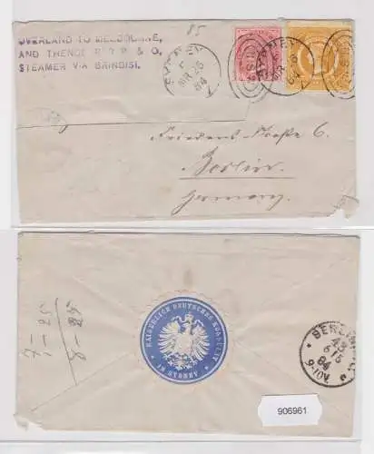 906961 Brief New South Wales Kaiserlich Deutsches Konsulat in Sydney 1884