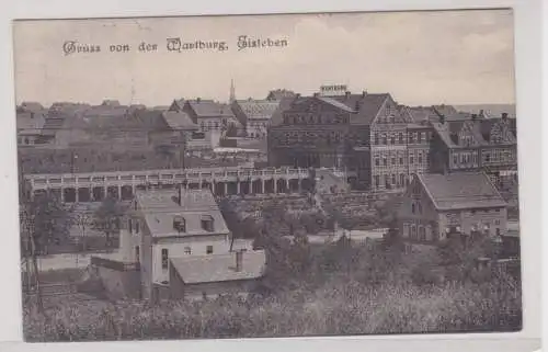 88594 Ak Gruß von der Wartburg Eisleben 1908